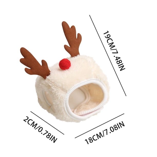 Xihbxyly Las Mejores Ofertas Babero Navideño para Mascotas, Dellantal Rojo de Papá Noel, Bonito Adorno para Mascotas, Accesorios para Festivales para Perros, Gatos, Cachorros y Gatitos