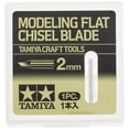 thumbnail image 2 of Tamiya 74143 Modelng Flat Chisel Blade 2mm, 2 of 2