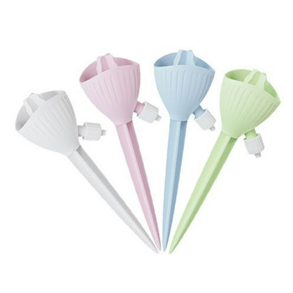 Kingtowag Self-Watering Plant Stakes, Gardening Devices, Self-Watering Plant Stakes (6-Pack), Adjustable Slow-Release Irrigation Spikes, Vacation Plant Saver Terracotta Tips (#A)