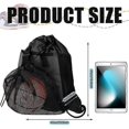 thumbnail image 5 of Basketball Backpack Drawstring Backpack Gym Bag For Volleyball Baseball Yoga, 5 of 5