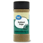 Great Value Rubbed Sage, 0.75 oz