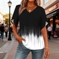 thumbnail image 7 of Short Sleeve Blouses for Women Dressy Casual,Womens Tops Casual Short Sleeve V Neck Summer T Shirts Fashion Spring Clothes, 7 of 7