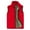 Red, variant on Timegard Womens Vests Sleeveless Full Zip Fitted Soft Fleece Outdoor Jacket Outerwear Warm Winter Tops