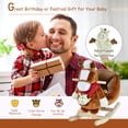 thumbnail image 3 of Juguete Ride-On Rocking Horse Qaba Brown para niños de 18 a 36 meses, 3 of 9