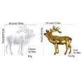 thumbnail image 3 of 3D Elk Silicone Molds Animal Resin Mold Large Animals Statue Making Epoxy Casting Mould for Wall Hanging Door Decoration, 3 of 7