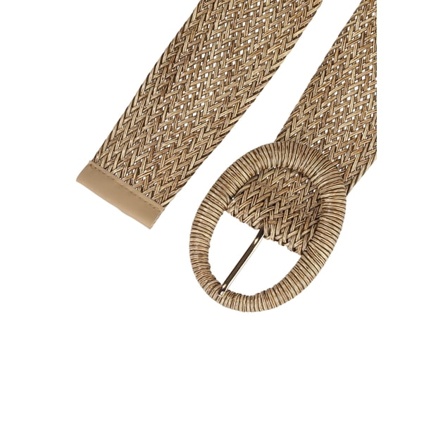 Womens Woven Belts Wide Waist Belts for Dress Decor 