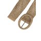 thumbnail image 2 of Cinturones de mujer tejidos, cinturones anchos para decoración de vestidos, ajustables de 22.83 a 37.01" en color marrón, 2 of 4