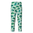 thumbnail image 2 of Gukieu Green Sea Turtle Print Youth Home Trousers, Elastic Waistband with Pockets for Home and Outing, Suitable for Children Aged 5-16-Small, 2 of 6
