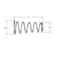 thumbnail image 2 of 20pcs / Pack Guitarra Eléctrica / Montaje de Pastilla de Bajo de Ajuste tres - Plateado, se describe Plata Baoblaze Guitar Pickup Mount Spring, 2 of 6