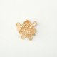thumbnail image 4 of Anillo de la bufanda clip de chal elegante bufandas broche con diamantes de imitación de galvanoplastia de galvanoplastia Vintage Soporte de cierre de la vendimia Muffler de estilo de filamento Methold AP004612-00, 4 of 7