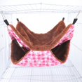 thumbnail image 2 of Hamaca para animales pequeños de 2 piezas, suave y cálida hamaca para mascotas, cama colgante para hámster, hurón, loro, conejillo de indias (nido de 2 capas) Sincero Electrónica, 2 of 5