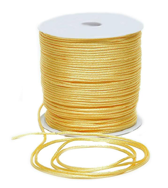 18 Yards, Gold, 2 Pack Nylon Twisted Cord Trim Rope