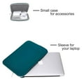 thumbnail image 2 of Mosiso 13.3" Protective Laptop Sleeve for MacBook Air Pro, 13-13.3 inch Water Repellent Neoprene Notebook Bag Case for Lenovo ThinkPad Dell HP Asus Acer, Deep Teal, 2 of 6