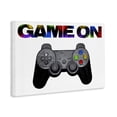 thumbnail image 2 of Stupell Industries Contemporary Controller Game On Splatter Canvas Art, 45 x 30, by Marcus Prime, 2 of 8