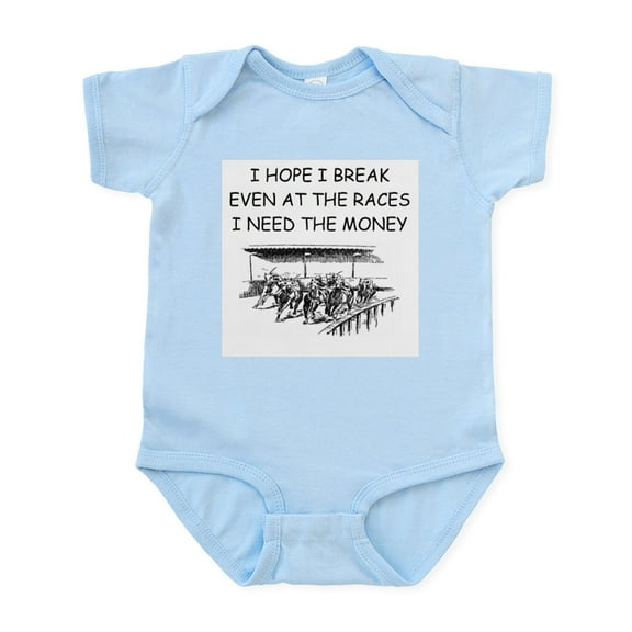 CafePress - RACES2 Body Suit - Baby Light Bodysuit, Size Newborn - 24 Months