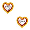thumbnail image 2 of Wosthever 3 uds cortadores de sándwich en forma de corazón sellador de ahorro de tiempo crimpadora multifuncional cocina hamburguesas Forma de corazón 2piezas, 2 of 6