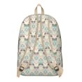 thumbnail image 5 of Snowy Owl Pattern Backpack – Cute Big Eyes Owl Print Design School Daypack for Students and Owl Fans, 5 of 5