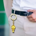 thumbnail image 4 of Llavero con trofeo de fútbol | Recuerdo coleccionable de campeones totalmente metálico, regalo para aficionados al fútbol | Llavero colgante para hombres, mujeres y niños, 4 of 5