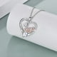 thumbnail image 1 of Collar De Plata Con Colgante De Corazón Regalo Para Mamá, 1 of 5
