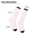 thumbnail image 3 of Bingfone Compression Socks for Women and Men Long Socks for Running Athletic Cycling Nurse-Rainboe And Rabbit, 3 of 8