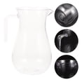 thumbnail image 4 of 2pcs Clear Liquor Dispenser with Handle Red Wine Decanter Reusable Decanter Cocktail Dispenser, 4 of 6