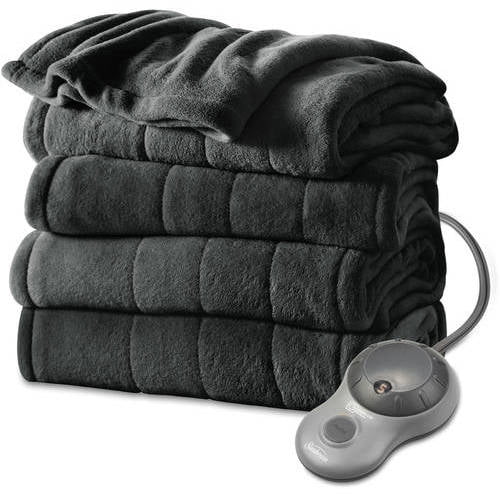 Sunbeam Plush Electric Heated Blanket, 1 Each