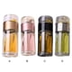 thumbnail image 4 of Monstrate Tea Lover S Juego de tazas de té de vidrio imprescindible para preparar té de hojas sueltas Botella infusora de té para hojas Teteras Negro, 4 of 6