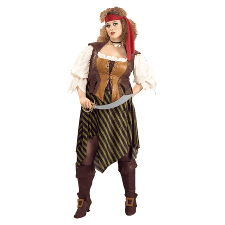 Adult Plus Pirate Wench Costume Rubies 17420
