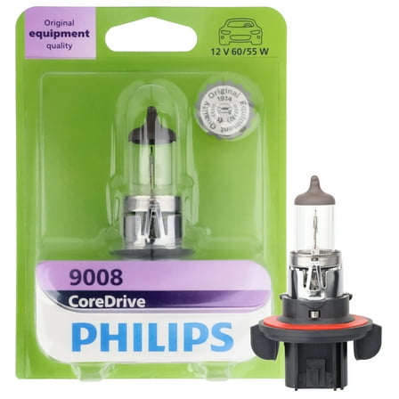Philips CoreDrive 9008/H13 Halogen Headlight Bulb, 1 Pack, Fits Select Vehicles