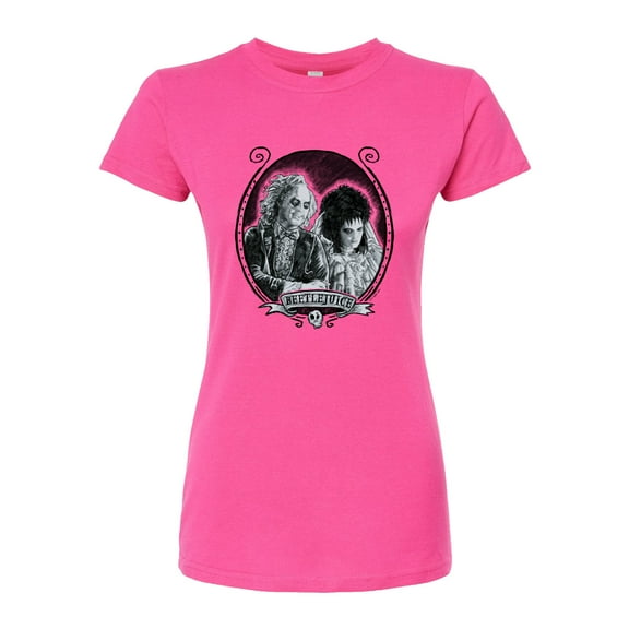 Beetlejuice - Graphite Beetlejuice - Juniors Fitted Graphic T-Shirt