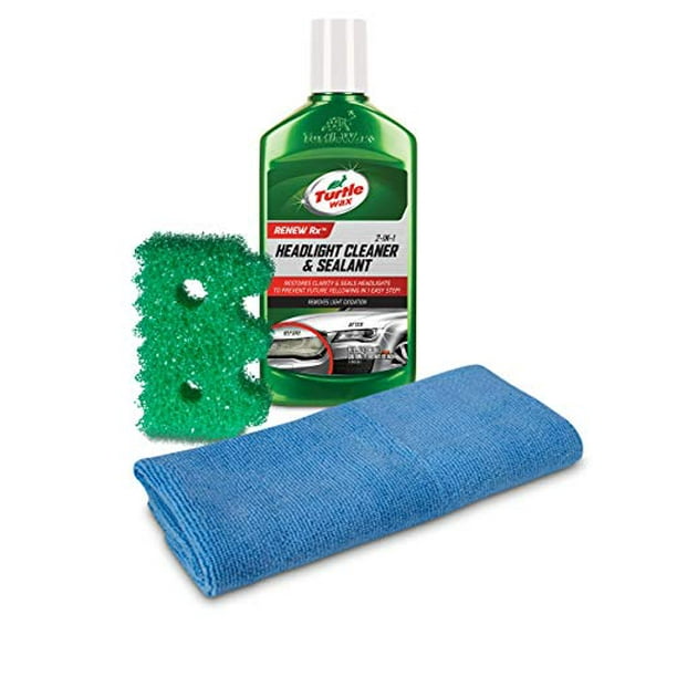 Turtle Wax 50736 Exclusive Headlight Cleaner & Scrub Daddy Restoration
