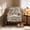 Earthy Yellow, variant on S-HOME Farmhouse Style Floral Accent Armchair With Nailhead Trim Solid Wood Legs And Supportive Back For Living Spaces, Blue