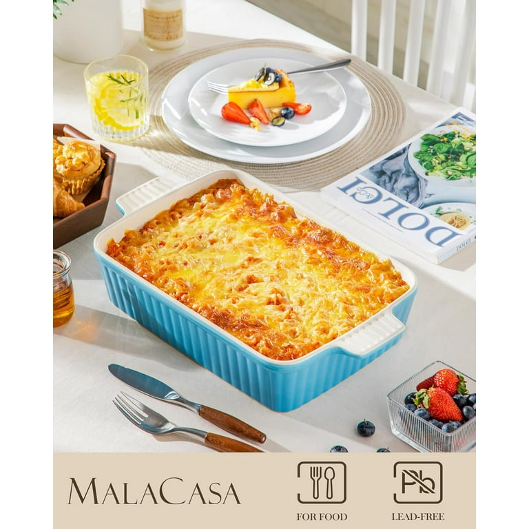 A house of tools 4.4 QT Baking Dish, 9x13 Large Casserole Dish for