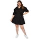 thumbnail image 5 of Vestido camisero Roman Fashion 0214 Negro Talla Extra 38, 5 of 6
