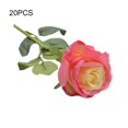 thumbnail image 3 of 20 Pieces/Kit Fake Roses Portable Solid Color Simulation Household Wedding Party Artificial Flower Branch Photography Prop, 3 of 10