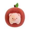 thumbnail image 3 of Lindo cerdo de fruta de peluche de juguete decoración del hogar almohada muñeca para regalo de vacaciones niño 26 cm, 3 of 9