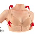 thumbnail image 2 of La cabeza de la cabeza, la corrección elástica de la parte posterior elástica de la mujer adulta y la escuela trasera con beige l oso de fresa Electrónica, 2 of 6