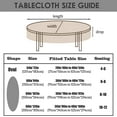 thumbnail image 2 of Halloween Tablecloth Spider Web Table Cloth for Oval Round Rectangle Table, Waterproof,Durable,Reusable Pumpkin Face Tablecloth for Halloween Party Decoration - 60x84 Inch, 2 of 5