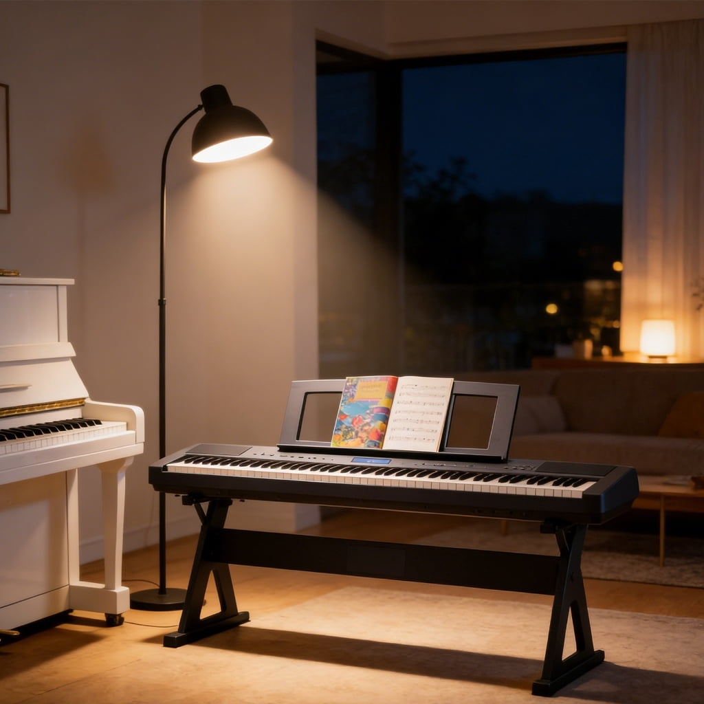 CEORPER Adjustable Book Holder Stand Suitable for Electronic Piano Sheet Music Compact