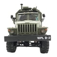 thumbnail image 2 of Vogacara 6 unids/set camión militar RC coche 6WD juguetes para niños adultos alta simulación camión militar RC camión Kits de construcción modelo Verde, 2 of 6