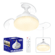 thumbnail image 1 of Lamparas De Techo Con Ventilador Luz Led Moderna 60w E27 Lamparas Colgantes Xtellar blanco, 1 of 3
