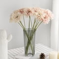 thumbnail image 3 of Visland 5PCS Artificial Artificial Flowers Gerbera Fake Gerbera Daisies Fake Flowers Bouquet for Wedding Bridal Bouquet Party Home Kitchen, 3 of 8