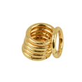thumbnail image 5 of 6Pcs 28mm Round Camp Spring Hook for Keychain Keyring Outdoor Activities,Camping, Fishing, Hiking, Traveling, Open and Close Smoothly Gold, 5 of 5