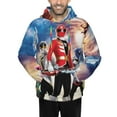 thumbnail image 5 of Power Rangers Mens Active Sweatshirts Cozy Hoodie 3d Graphic Sweater Casual Winter Clothes Tops Coat Xx-Large, 5 of 7