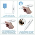 thumbnail image 3 of Gasur Cordless Dog and Cat Clipper Kit Electric Pet Trimmer Small for Paw Nail Face Ears, 3 of 10
