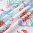thumbnail image 7 of PatPat Toddler pajamas Bamboo Viscose Long Sleeve Pajama Set Mermaid Print Soft Sleepwear 2Y, 7 of 7