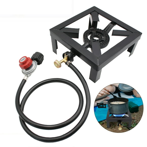 Gas One Propane Single Burner Outdoor Cooker Regulator And Hose