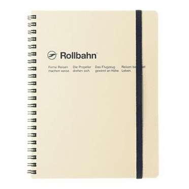 Delfonics Rollbahn Spiral Classic Notebooks: 6-1/2 in. x 8.5 in. (Cream) *A5
