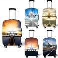 Airplane Print Luggage Cover Accessories Elastic Suitcase Covers The