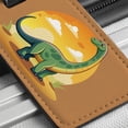 thumbnail image 6 of Brontosaurus Faux Leather Travel Luggage Tag, 6 of 7